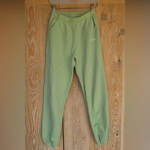 SPORTY & RICH green sweatpants. size S